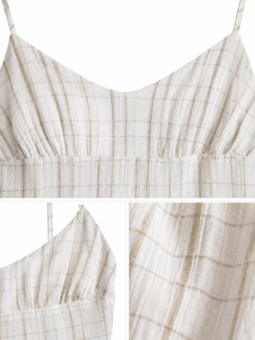 Free People Marigold Maxi Dress L Cream Gold Gauze Tiered Boho Cottagecore - Picture 6 of 16